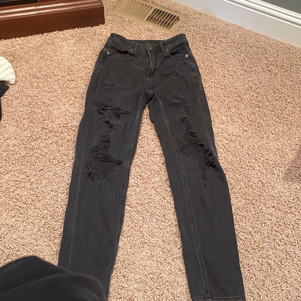 Black American eagle jeans so cute and comfy!